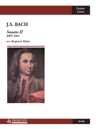 Book cover for Sonata II, BWV 1003
