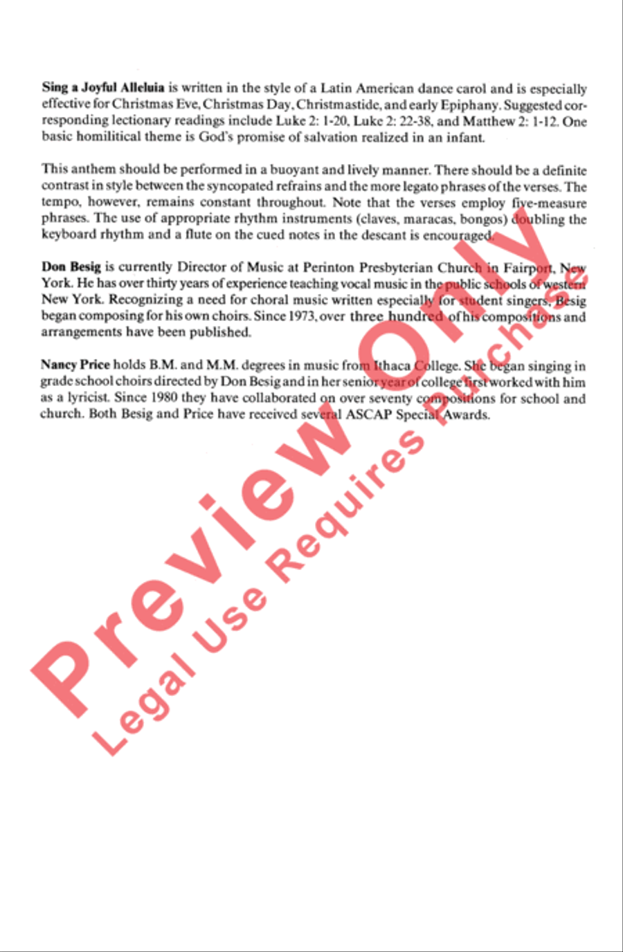 Sing a Joyful Alleluia! 3-Part scores gallery preview page 12