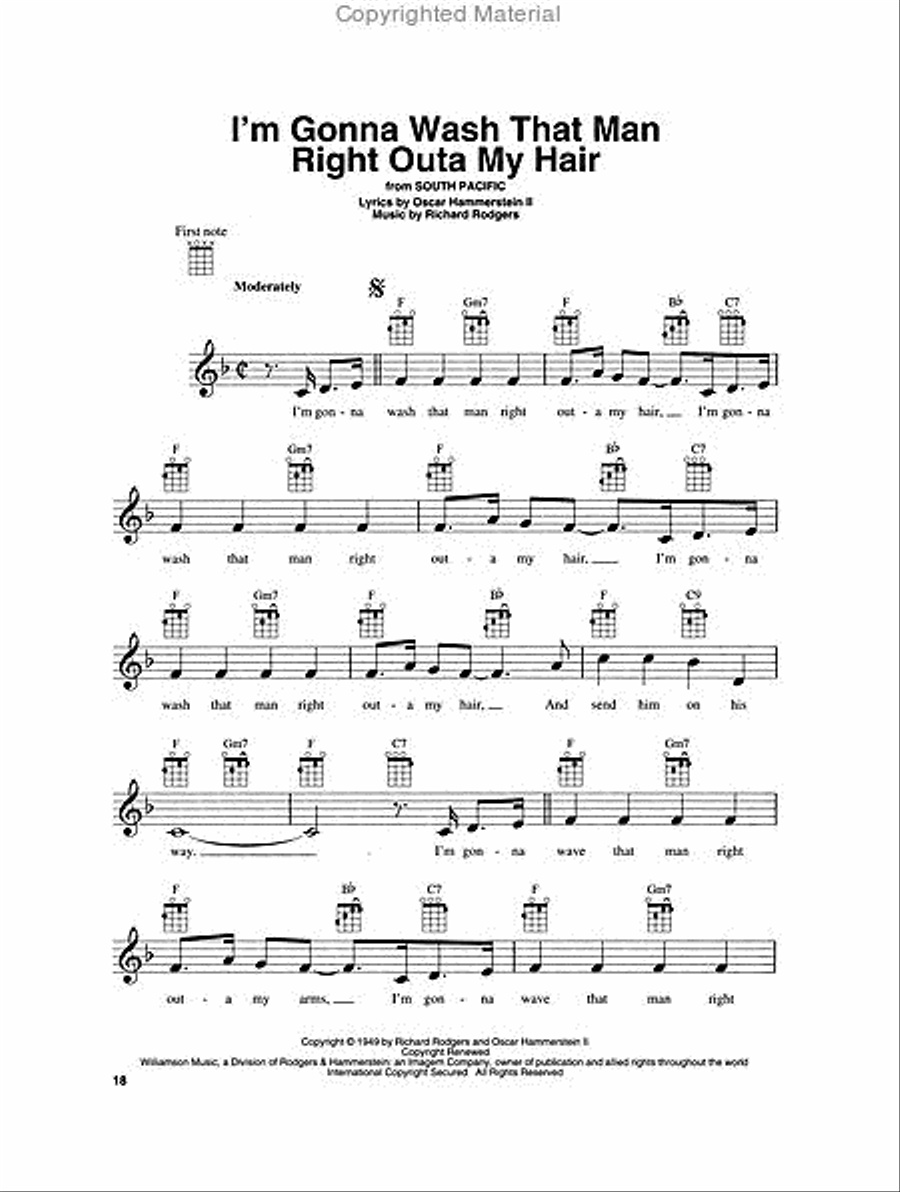 Rodgers & Hammerstein for Ukulele Ukulele scores gallery preview page 4