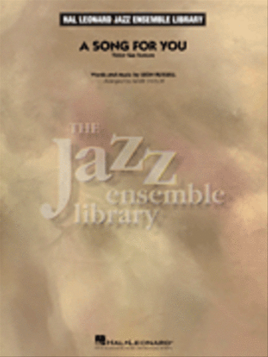 A Song for You (Tenor Sax Feature) Jazz Ensemble scores gallery preview page 1