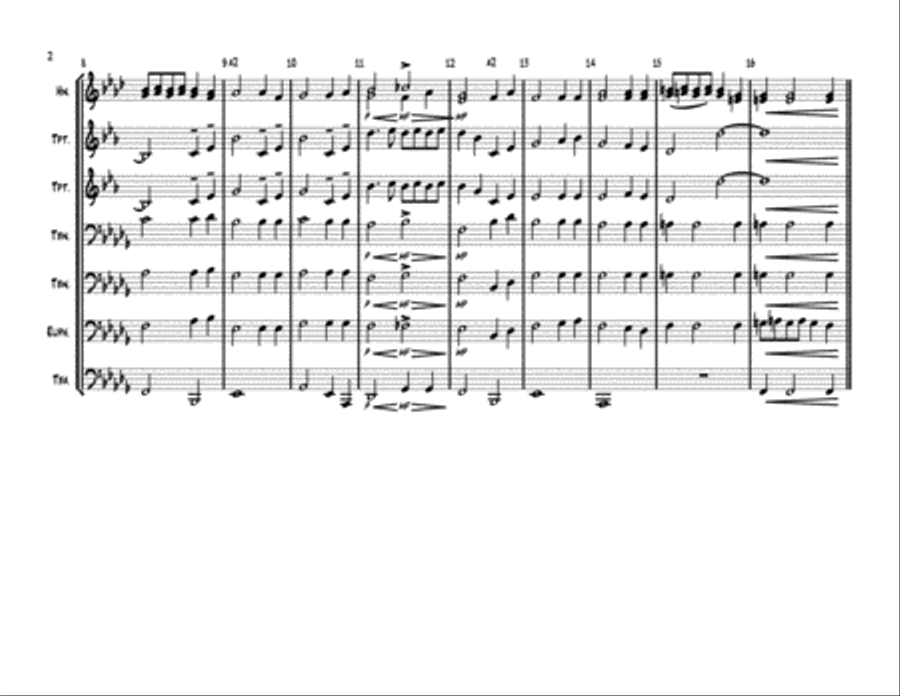 Pure Imagination Brass Ensemble scores gallery preview page 2