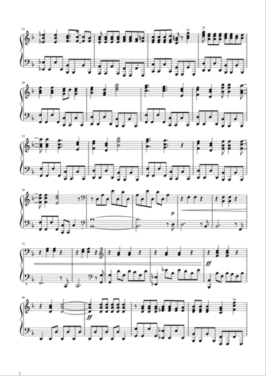 Poison Piano Solo scores gallery preview page 2