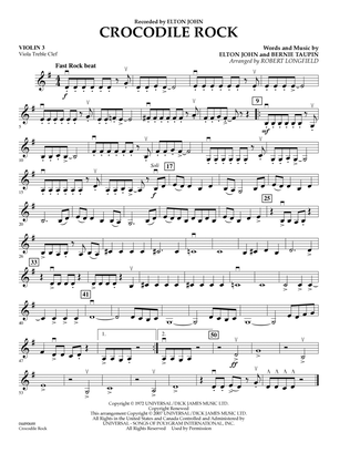 Crocodile Rock - Violin 3 (Viola Treble Clef)