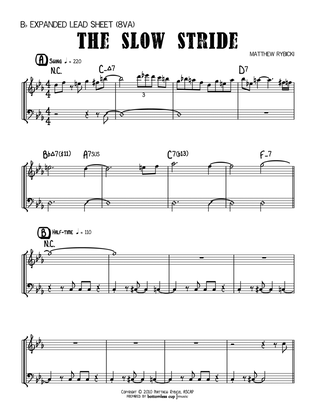 The Slow Stride (Bb Expanded Lead Sheet 8va)