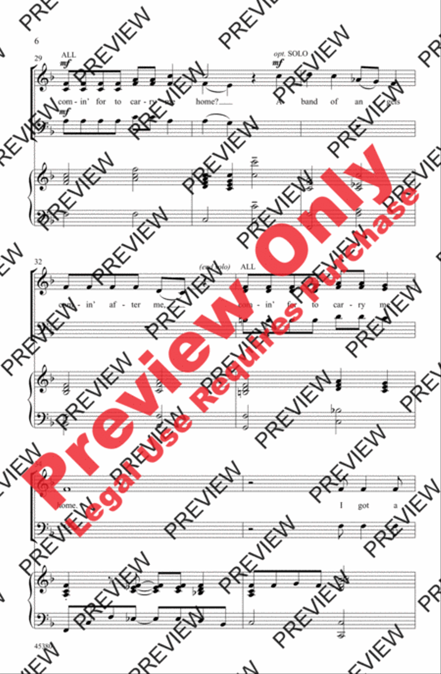 Ain't-a That Good, Good News! 3-Part scores gallery preview page 6
