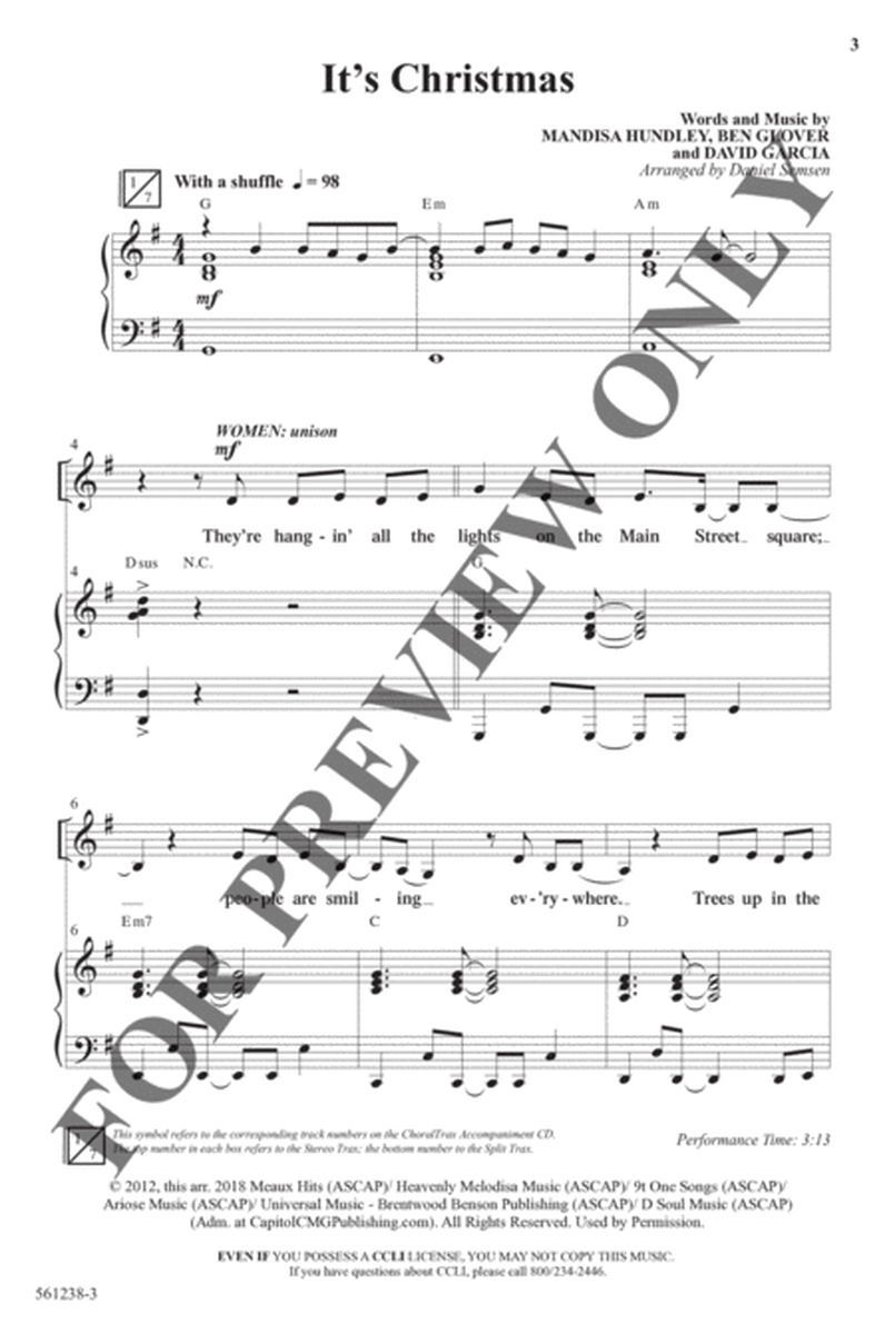 New Christmas Anthem Pak Vol 1 - Anthem Preview Pak