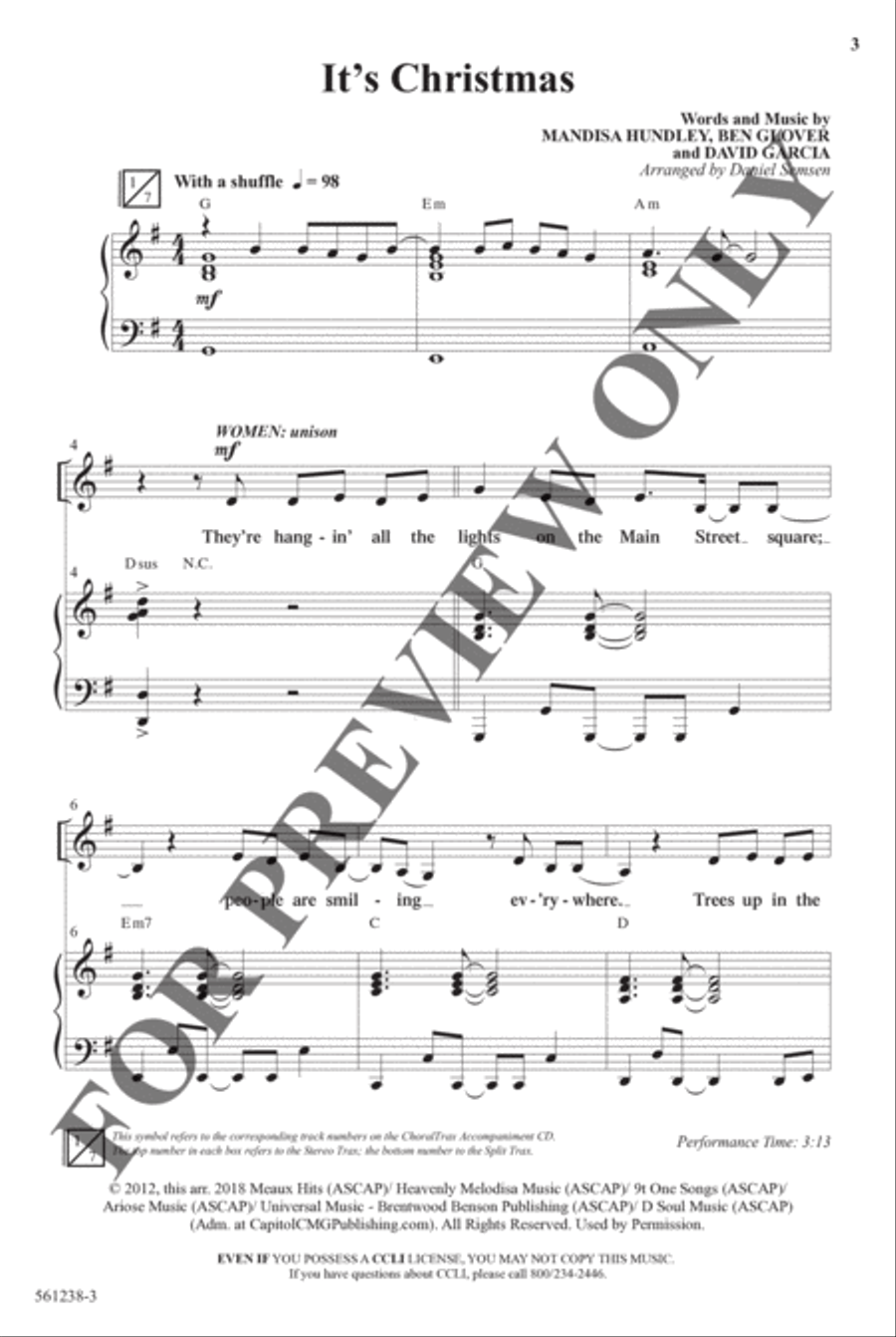 New Christmas Anthem Pak Vol 1 - Anthem Preview Pak Hymn Anthems scores gallery preview page 3