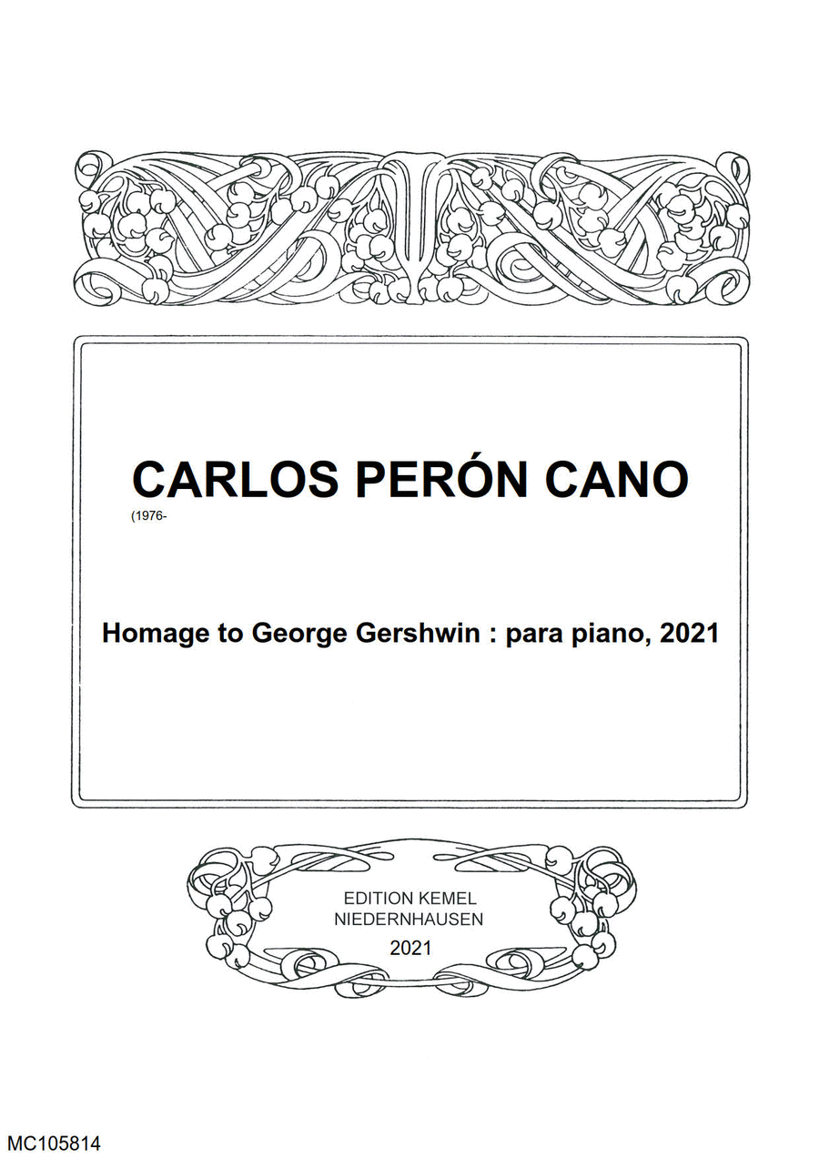 Homage to George Gershwin Piano scores gallery preview page 1
