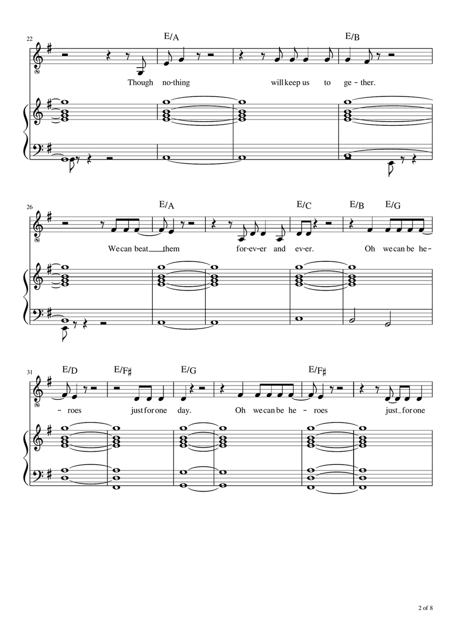 Heroes Voice scores gallery preview page 3