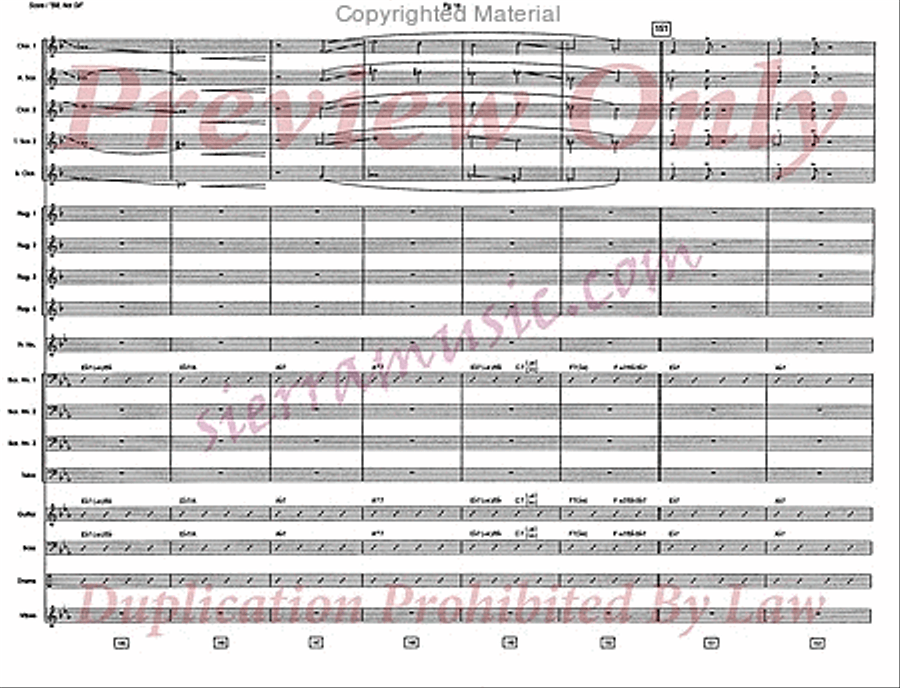 Bill, Not Gil Bill, Not Gil Jazz Ensemble scores gallery preview page 19
