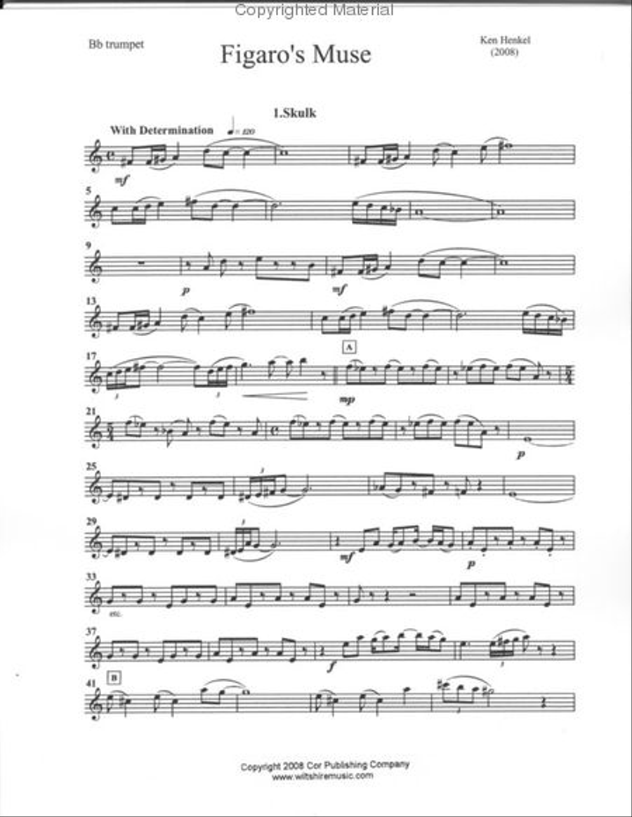 Figaro's Muse Brass Trio scores gallery preview page 2