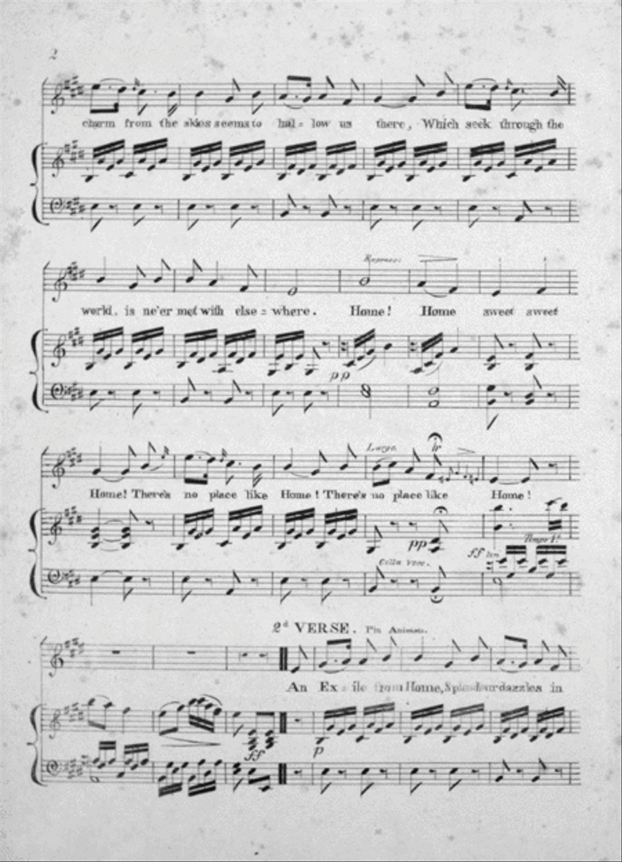Home! Sweet Home Voice scores gallery preview page 2