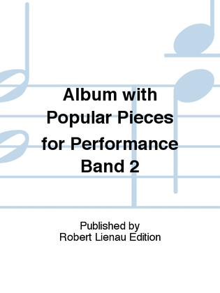 Book cover for Album with Popular Pieces for Performance Band 2