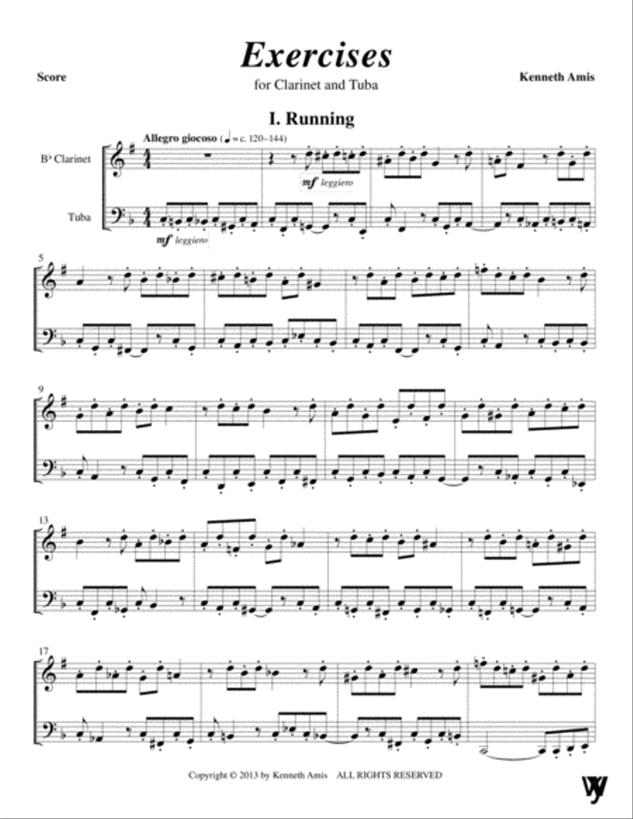 Exercises Exercises Clarinet scores gallery preview page 5
