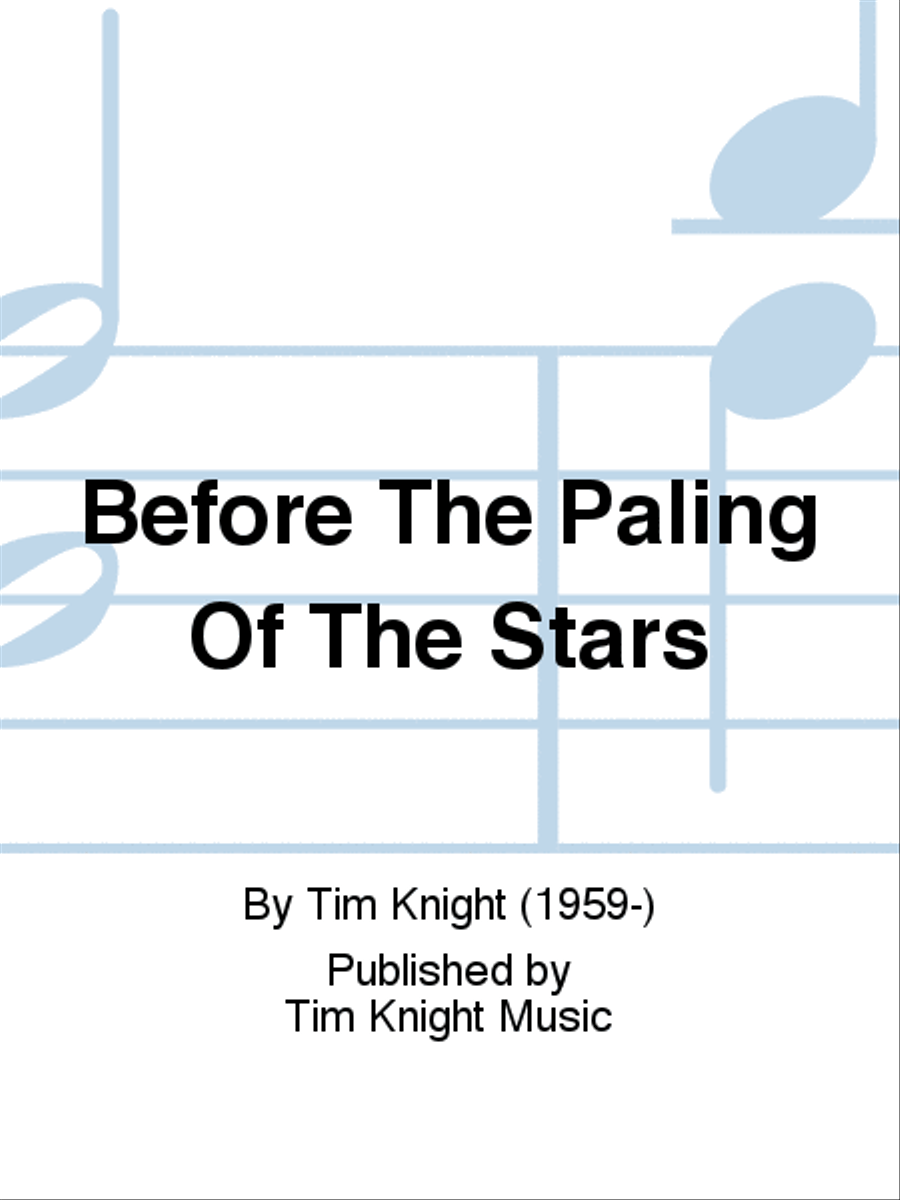 Before The Paling Of The Stars Mixed Choir scores gallery preview page 1