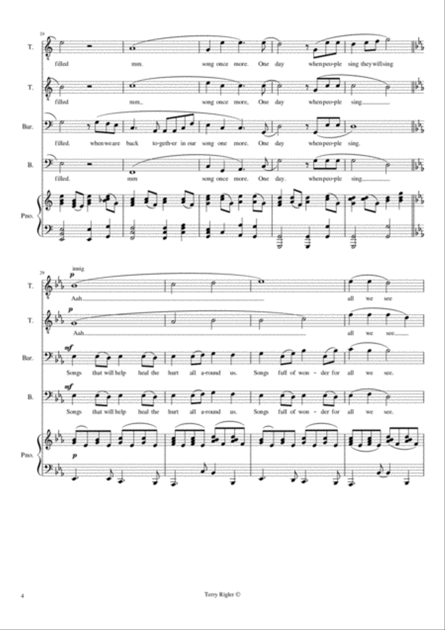 2020 The people will sing. TTBB scores gallery preview page 4