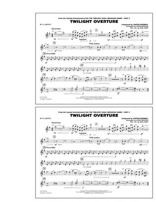 Twilight Overture - Bb Clarinet