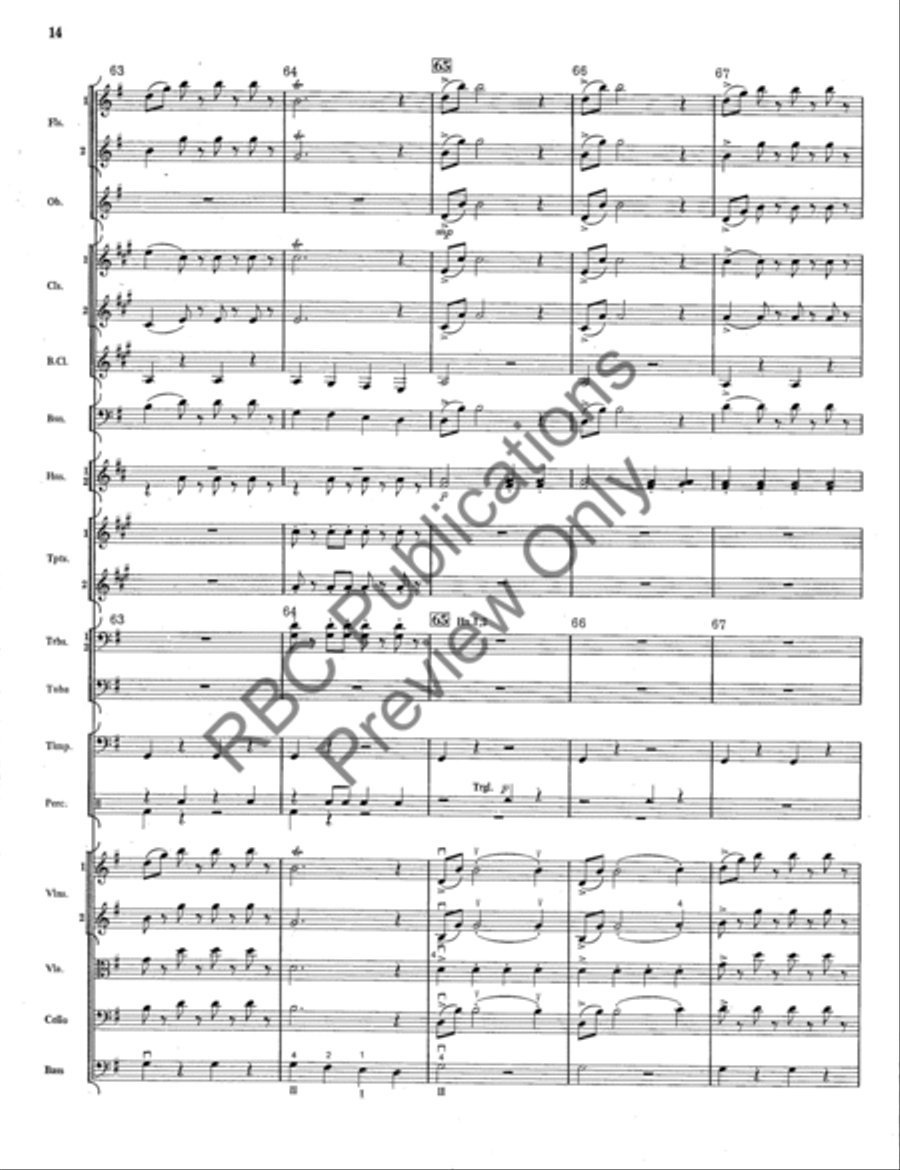 Radetzky March Full Orchestra scores gallery preview page 15