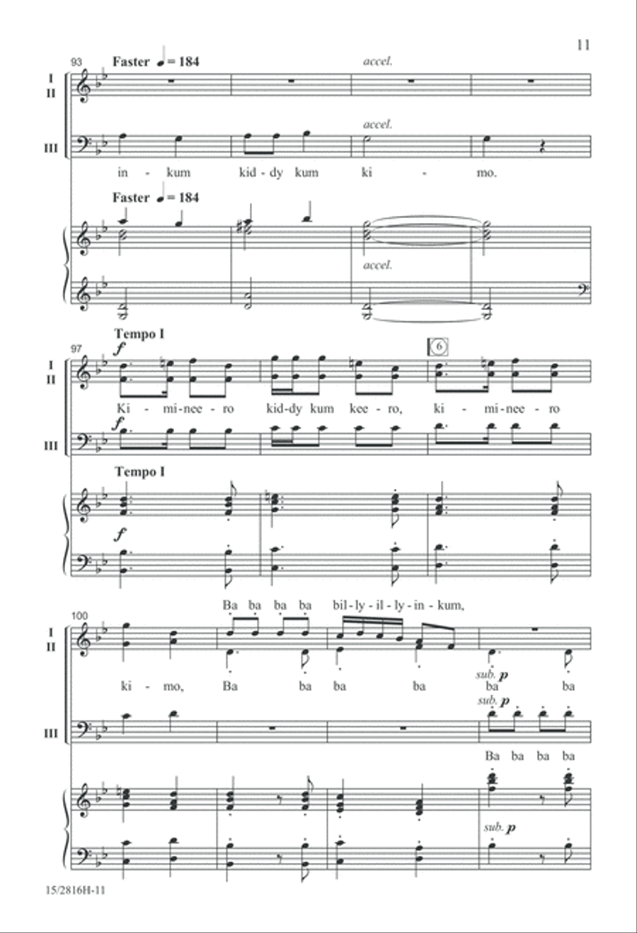 Kimineero (The Carrion Crow) 3-Part scores gallery preview page 12