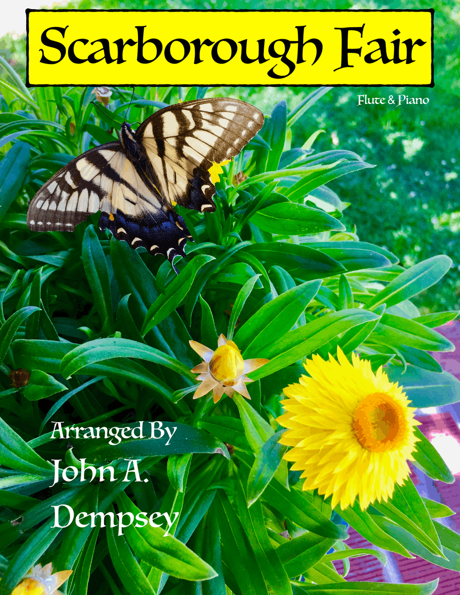 Scarborough Fair (Flute and Piano) Flute Solo scores gallery preview page 1