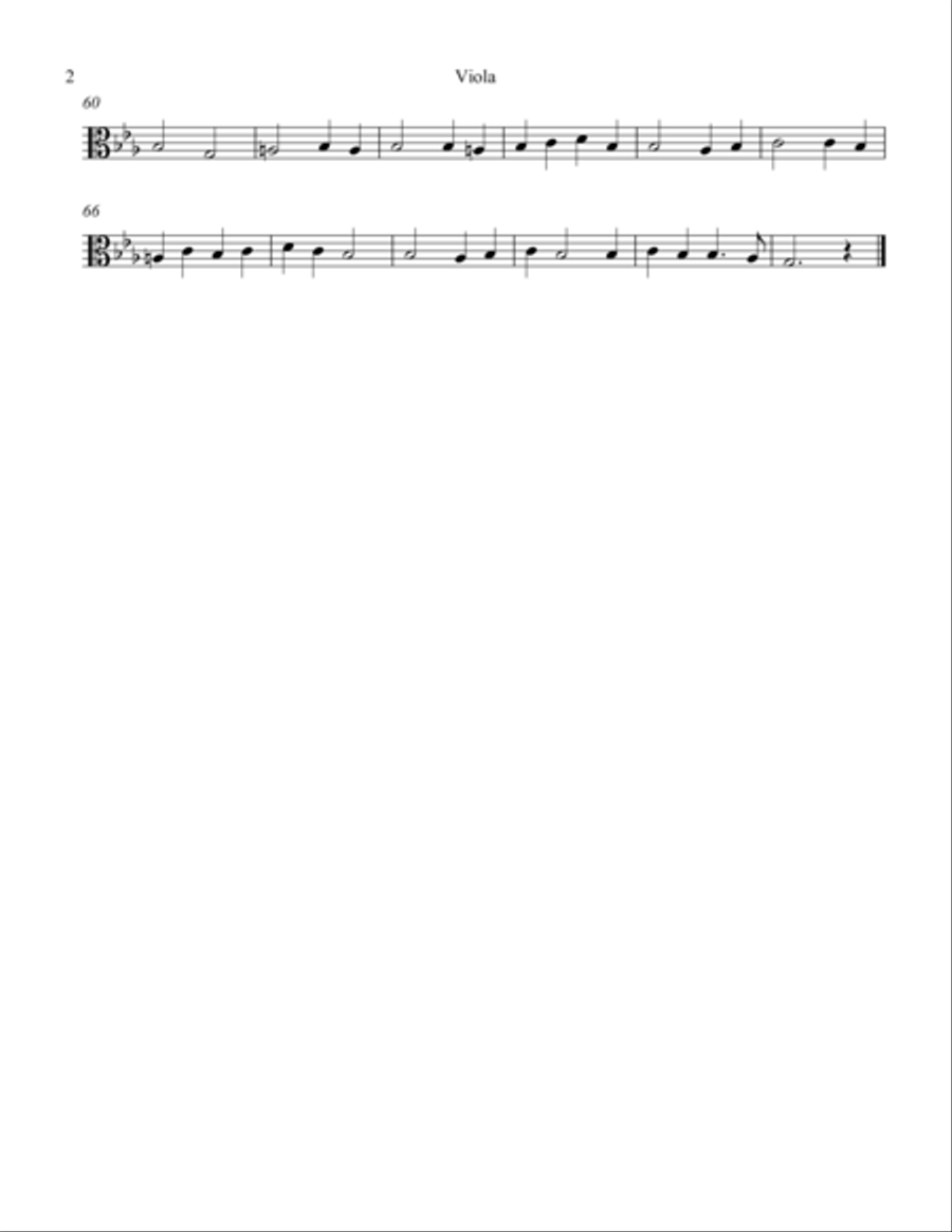 Crown Him With Many Crowns and Come Thou Fount String Quartet scores gallery preview page 6