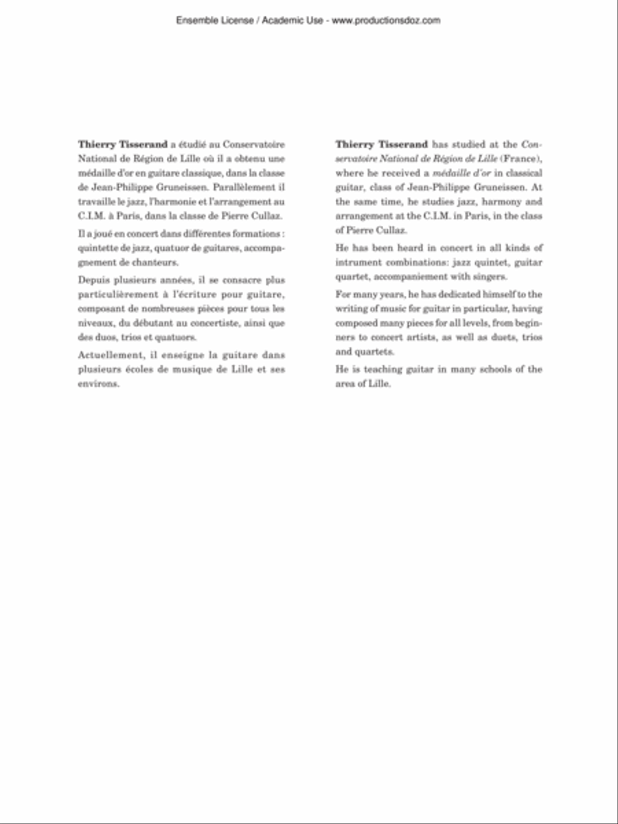 Mélopée, Danse nomade Mélopée, Danse nomade Classical Guitar scores gallery preview page 2