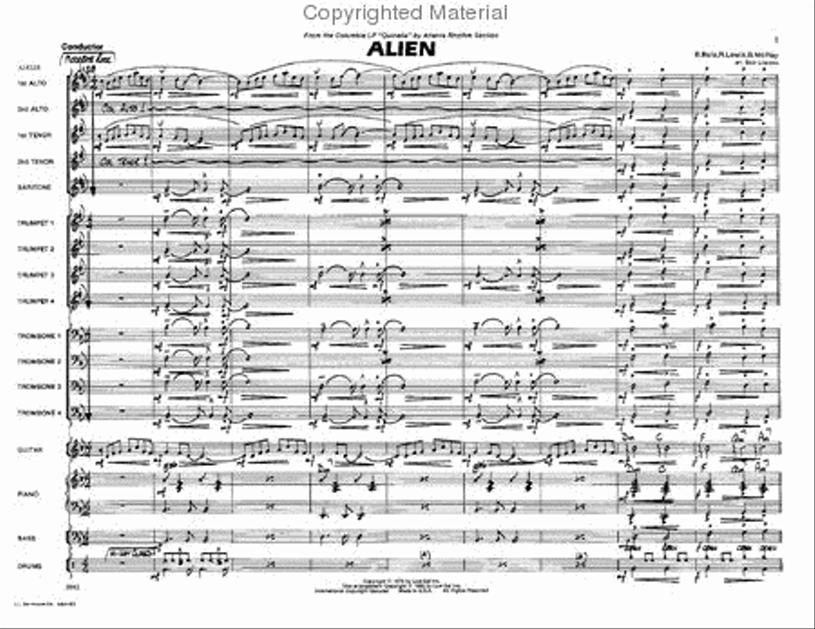 Alien Jazz Ensemble scores gallery preview page 2