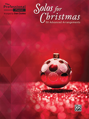 Book cover for The Professional Pianist -- Solos for Christmas