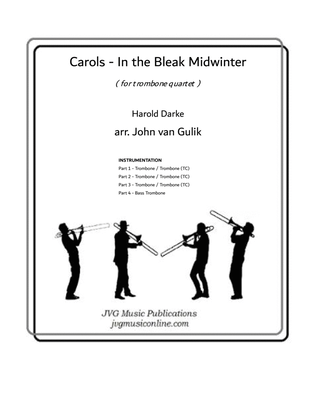 Book cover for In the Bleak Midwinter - Carols - Trombone Quartet