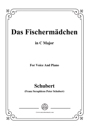 Schubert-Das Fischermädchen,in C Major,for Voice and Piano