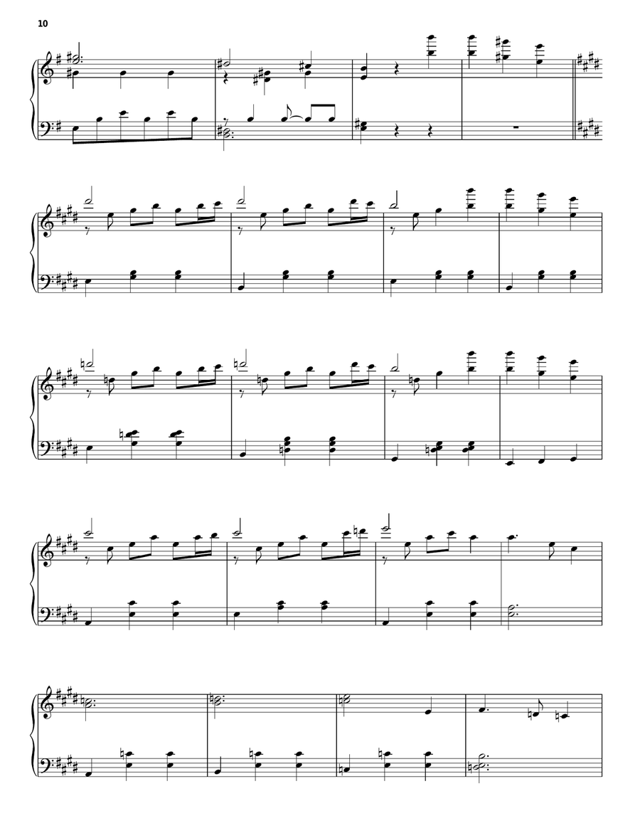 Sous Le Ciel De Paris/Piscine Molitor Patel (from Life of Pi) Guitar scores gallery preview page 2