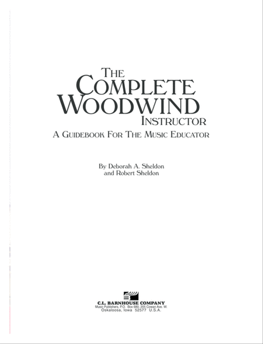 The Complete Woodwind Instructor Texts scores gallery preview page 3