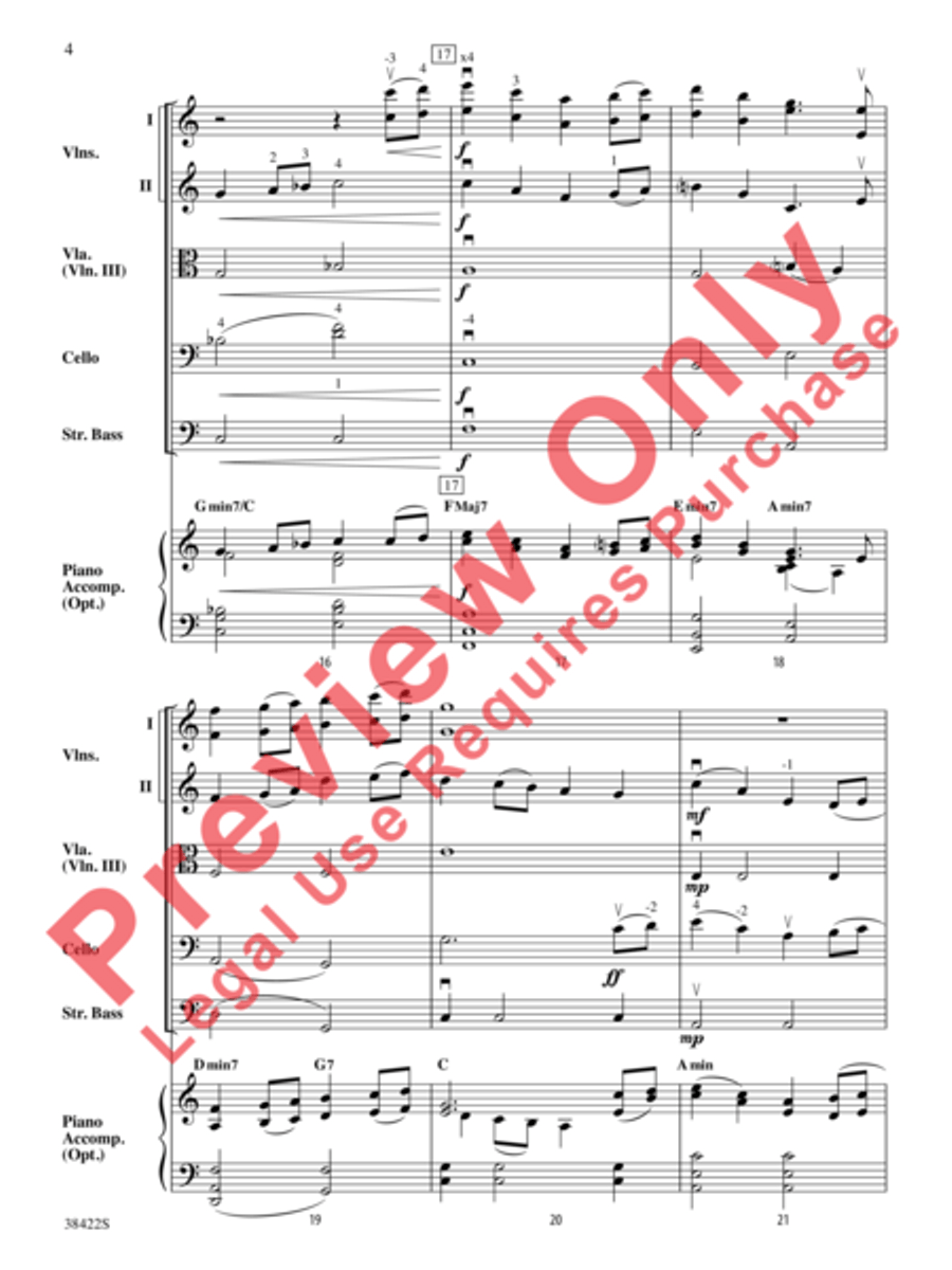 As Twilight Falls As Twilight Falls String Orchestra scores gallery preview page 5