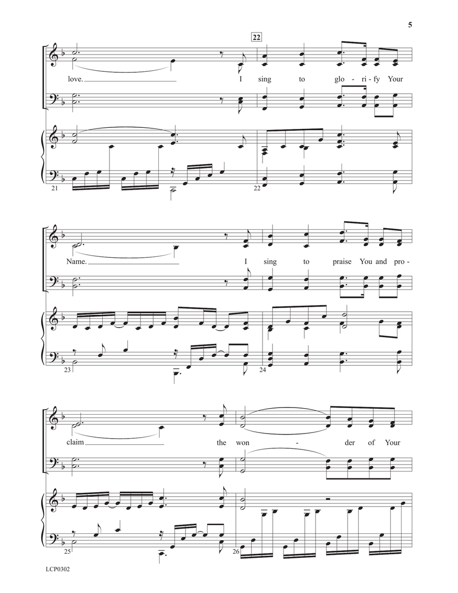 Yet Still I Sing Yet Still I Sing 4-Part scores gallery preview page 5