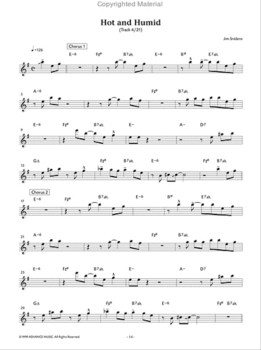 Easy Jazz Conception Tenor Saxophone Tenor Saxophone scores gallery preview page 5