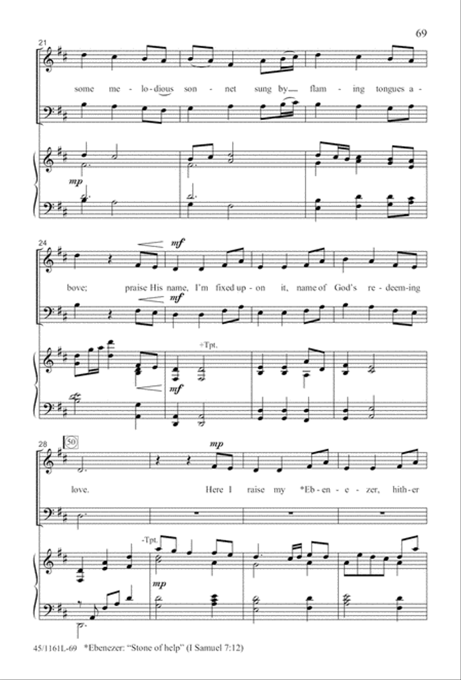 Hymns We Love to Sing 3-Part scores gallery preview page 70