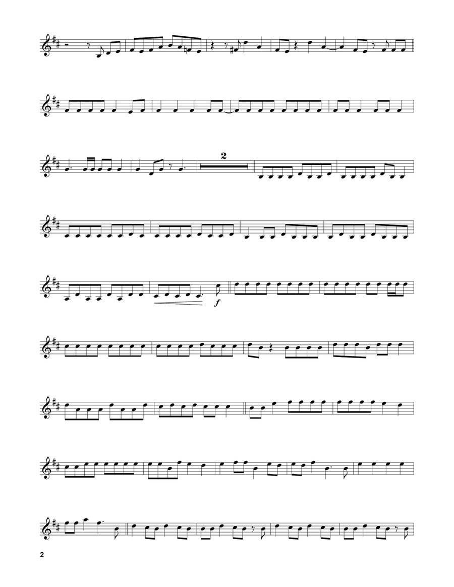 Alexander Hamilton (from Hamilton) Violin Solo scores gallery preview page 2