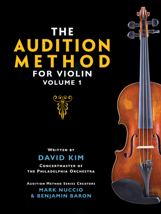 Book cover for The Audition Method for Violin - Volume 1