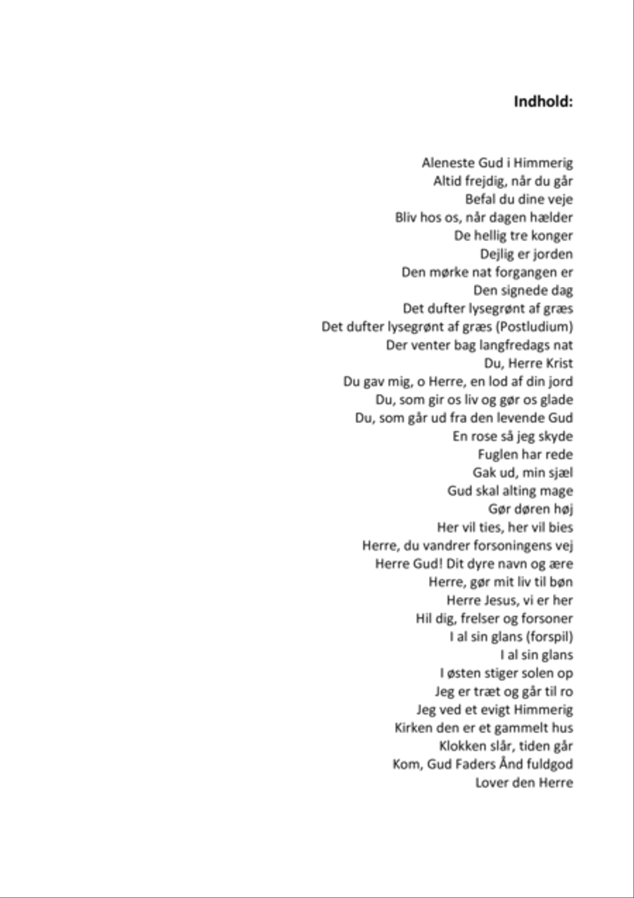 Orgelkoraler over Danske salmer Organ Solo scores gallery preview page 2