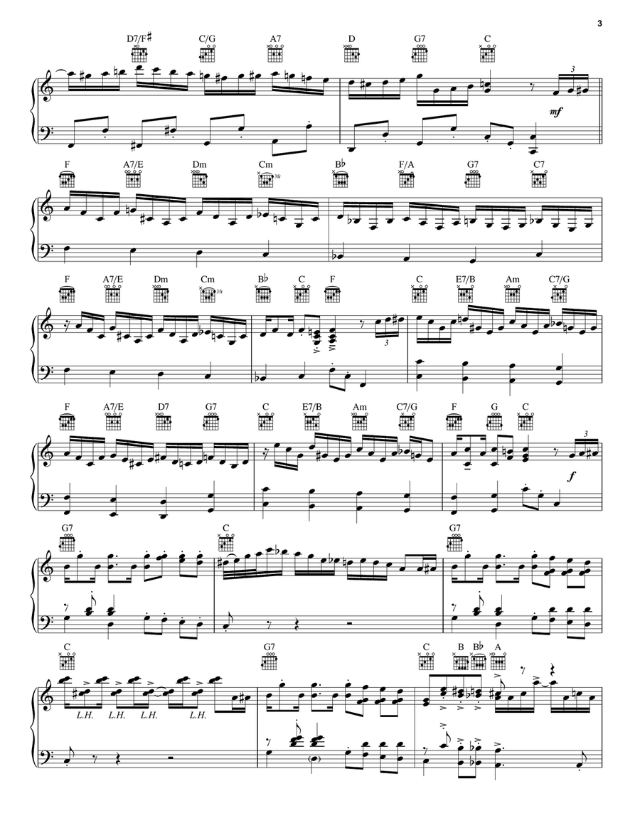 Root Beer Rag Piano Solo scores gallery preview page 3