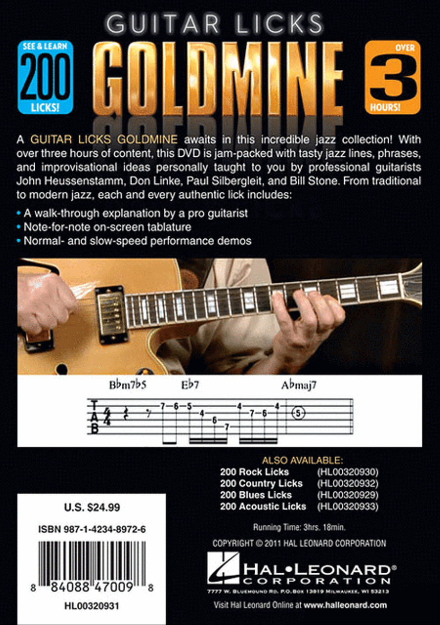 200 Jazz Licks Electric Guitar scores gallery preview page 2