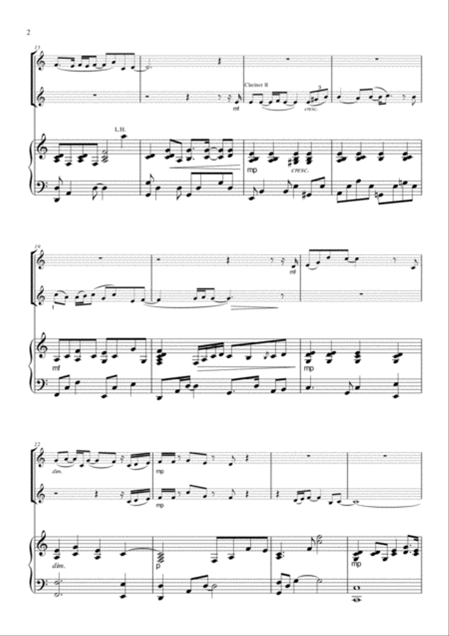 After Ten Years Woodwind Duet scores gallery preview page 2