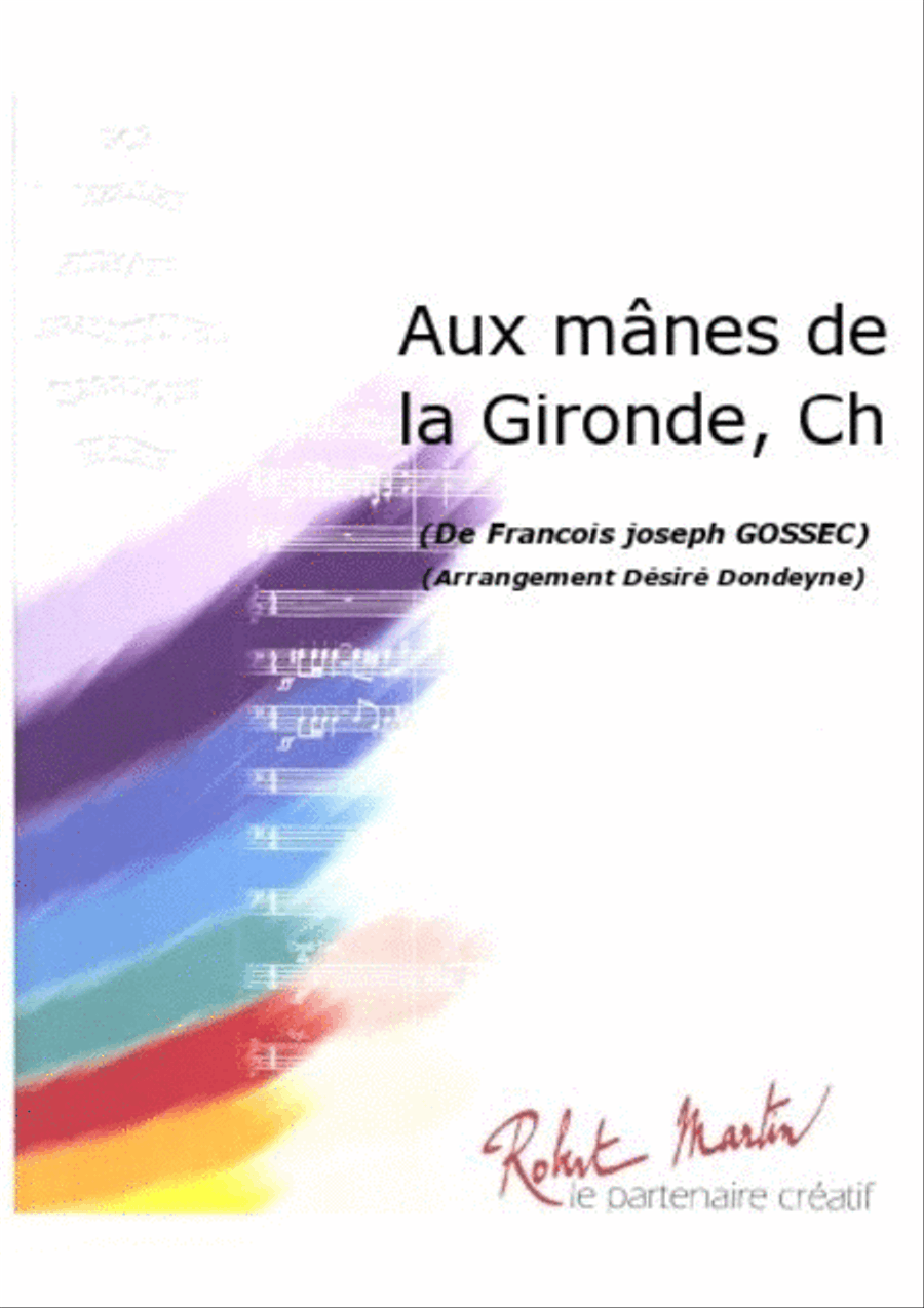 Aux Manes de la Gironde, Chant/choeur Choir scores gallery preview page 2