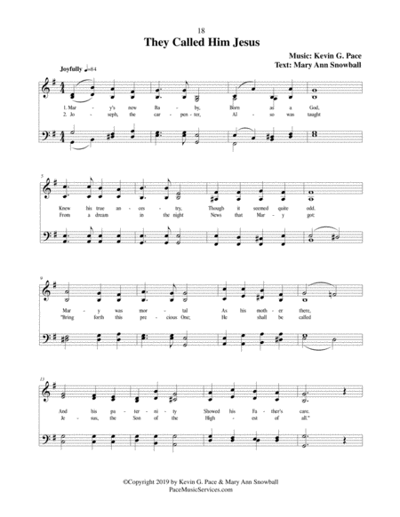 They Called Him Jesus - a Christmas hymn image number null