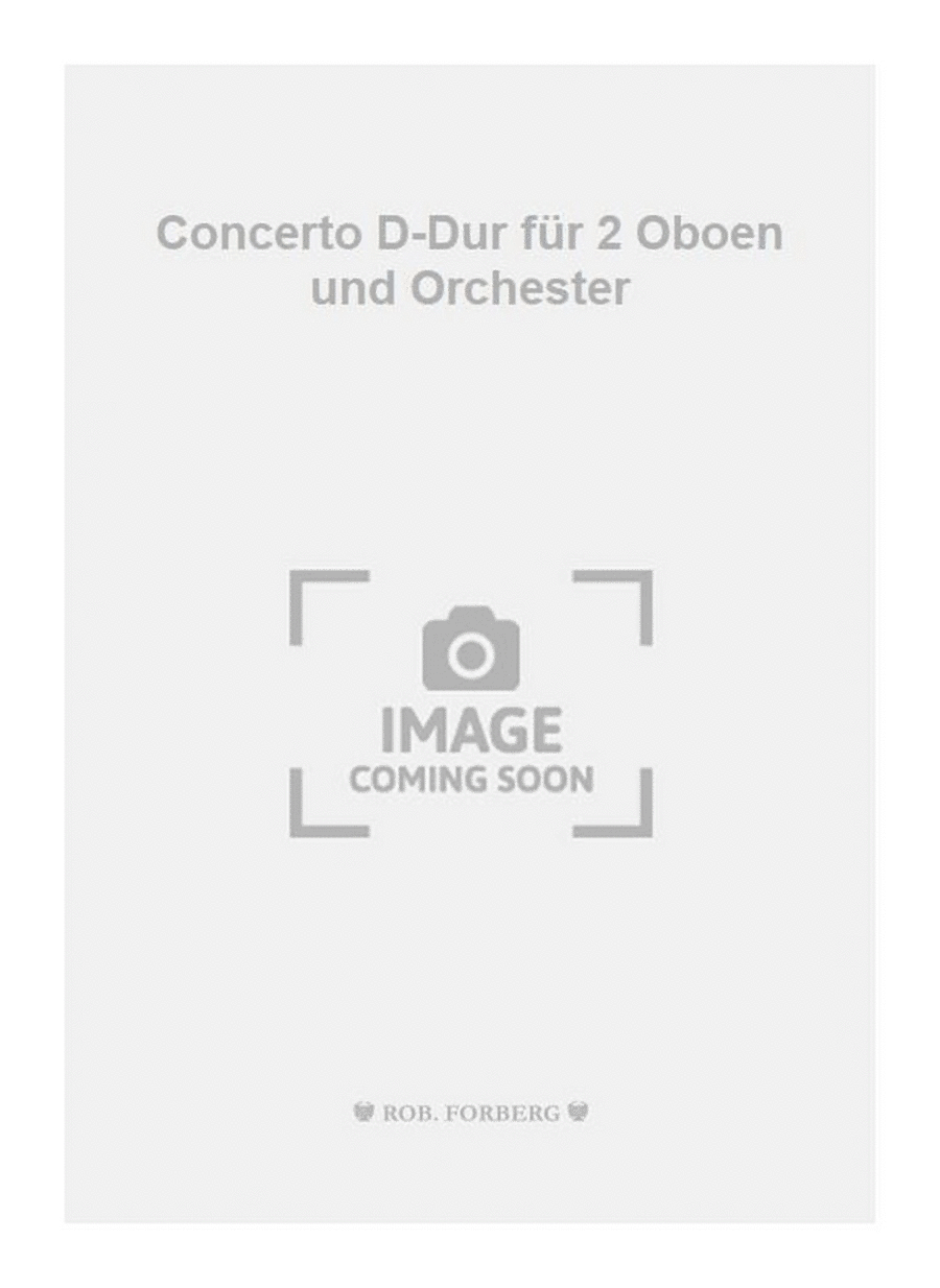 Concerto D-Dur für 2 Oboen und Orchester Orchestra scores gallery preview page 1