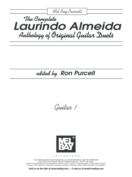 The Complete Laurindo Almeida Anthology of Original Guitar Duets