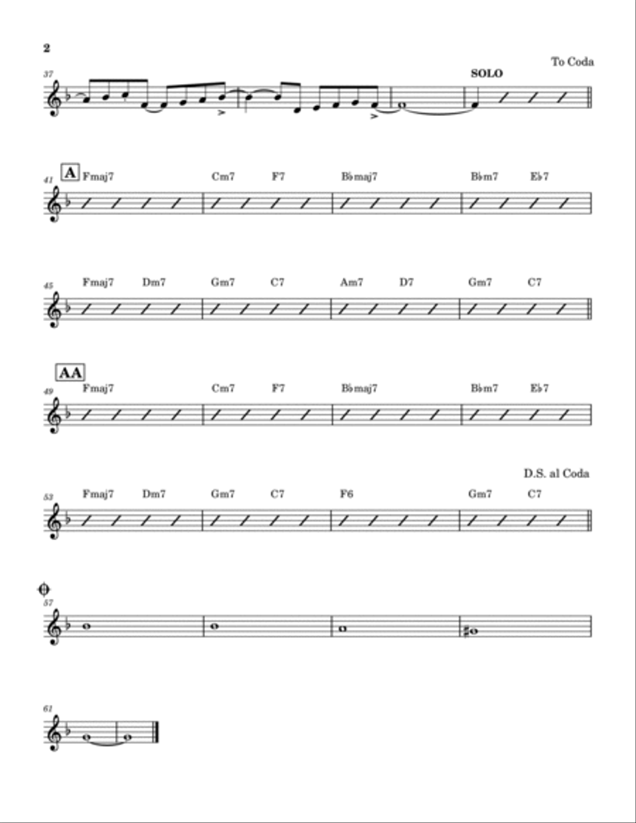 Misty Misty Jazz Ensemble scores gallery preview page 2