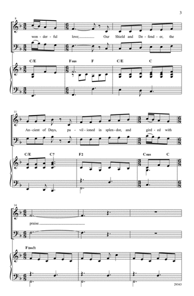 Worship the King, Our God - SATB image number null