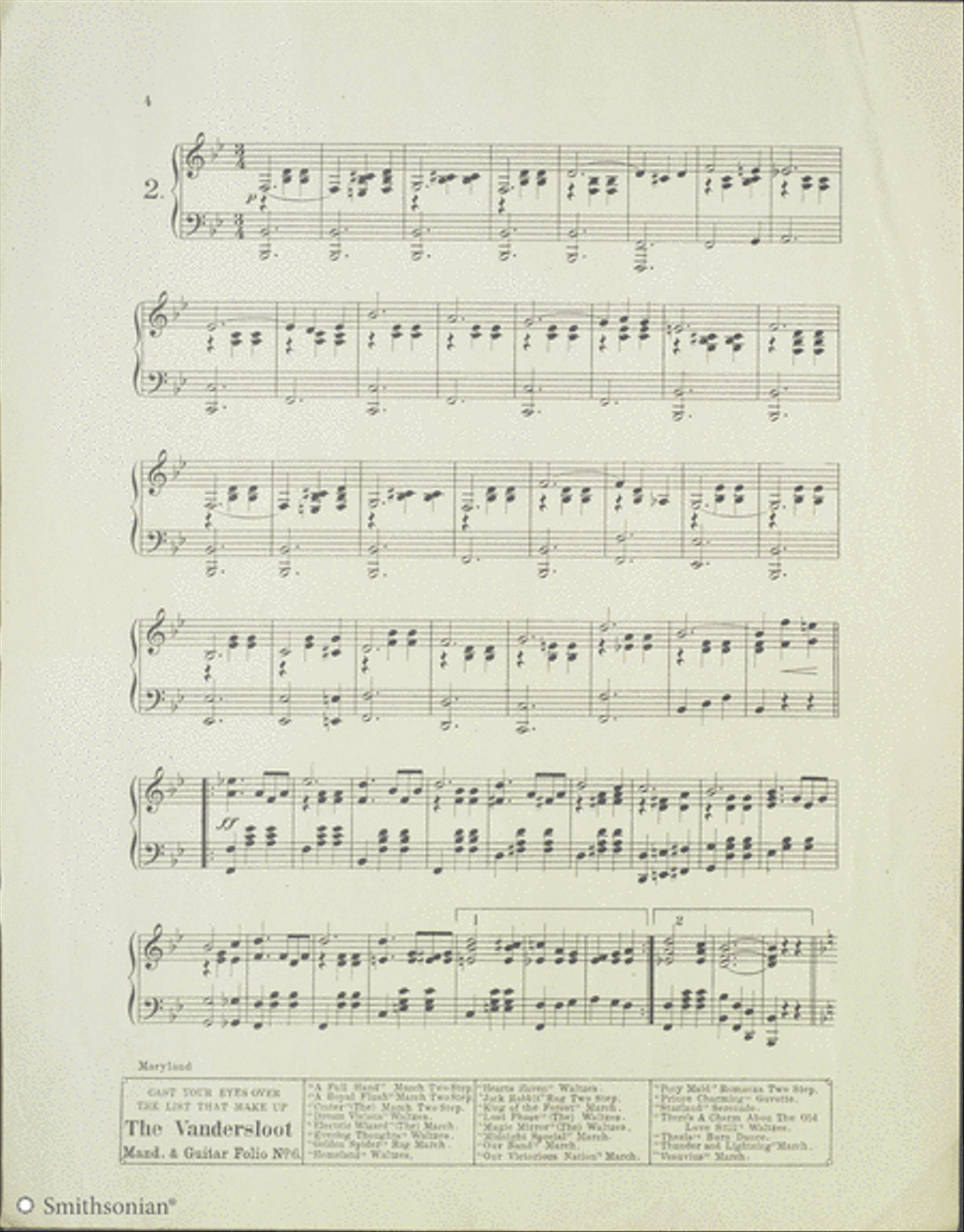 Maryland Piano Solo scores gallery preview page 4