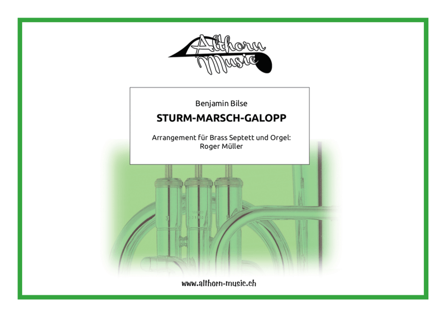 Sturm-Marsch-Galopp Brass Ensemble scores gallery preview page 1